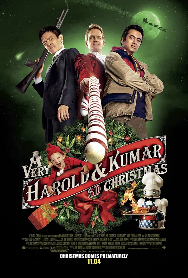 Poster phim Câu Chuyện Giáng Sinh Của Harold Và Kumar trên SubNhanh