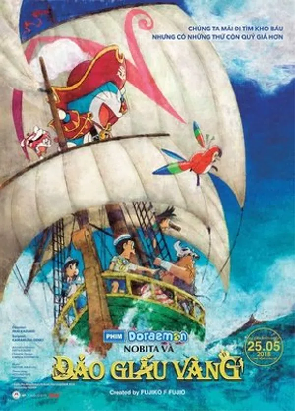 Poster phim Doraemon: Nobita và Đảo Giấu Vàng trên SubNhanh