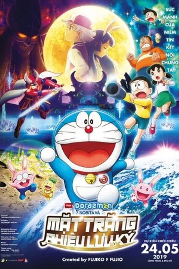 Xem Phim Doraemon: Nobita và Mặt Trăng Phiêu Lưu Ký Vietsub HD Online