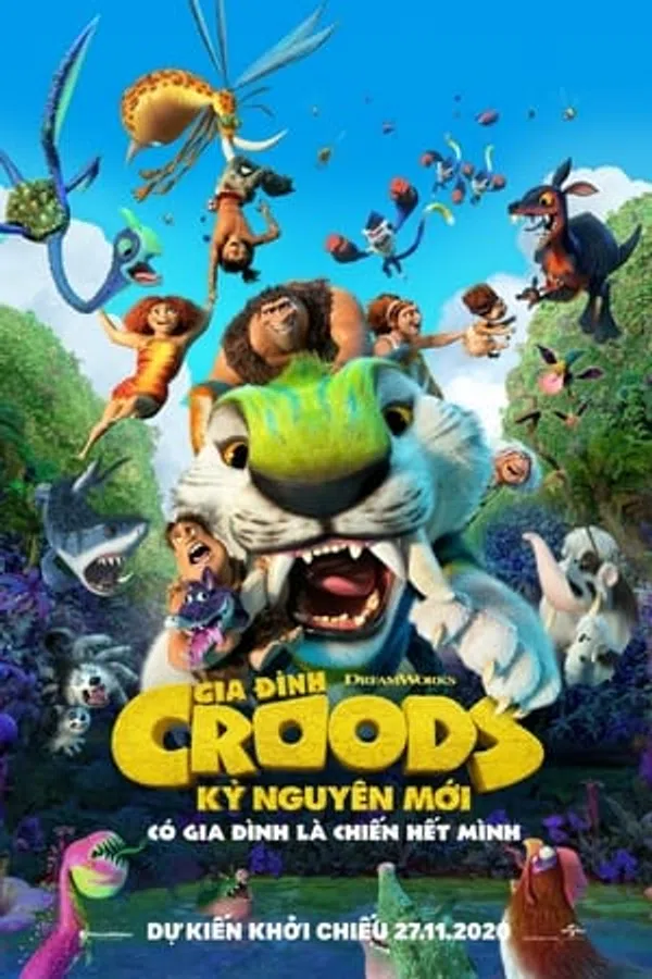 Xem Phim Gia Đình Croods: Kỷ Nguyên Mới Vietsub HD Online