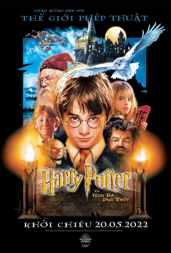 Poster phim Harry Potter và Hòn Đá Phù Thủy trên SubNhanh