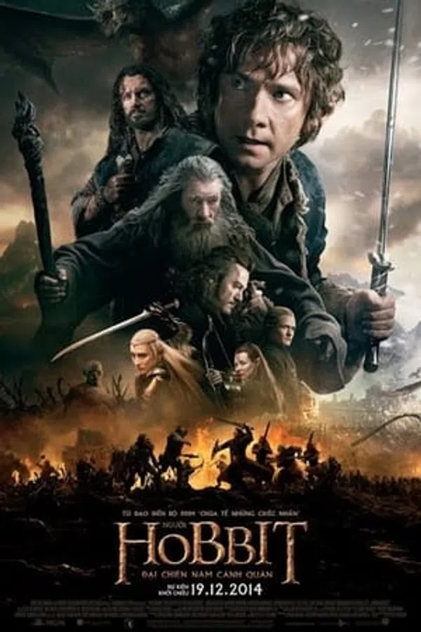 Poster phim Người Hobbit 3: Đại chiến 5 cánh quân trên SubNhanh